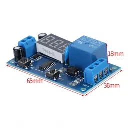 12V Time Control Switch Intermittent Infinite Cycle Countdown Switch Controller Timing Relay Module image 2