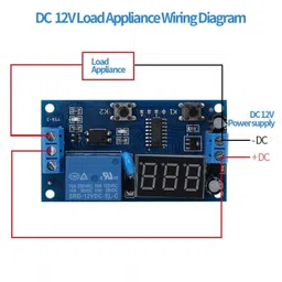 12V Time Control Switch Intermittent Infinite Cycle Countdown Switch Controller Timing Relay Module image 4