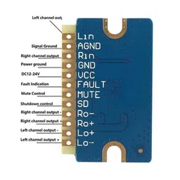 YL2020 20W plus 20W Class D 12V-24V Mini Digital Power Amplifier Module image 4