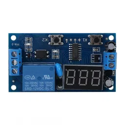 12V Time Control Switch Intermittent Infinite Cycle Countdown Switch Controller Timing Relay Module image 5