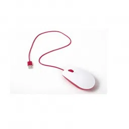 Official Raspberry Pi Mouse Red & White image 2