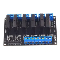 6 Channel 24V Relay Module Solid State Low Level SSR DC Control 250V 2A with Resistive Fuse image 3