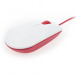 Official Raspberry Pi Mouse Red & White image 3