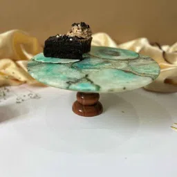 home arte Green Stone Cake Stand-picture-31