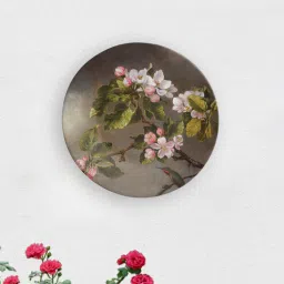 quirk india MulticolouredArstistic Flower Stroke Decorative Ceramic Wall Plate-picture-27