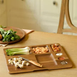 ellementry Sous Chef Multi Brown OaK Wood Chopping Board-picture-31