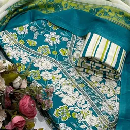 SALWAR STUDIO Embroidered Unstitched Dress Material-22