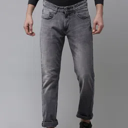SPYKAR Men Regular Fit Light Fade Stretchable Jeans-picture-3