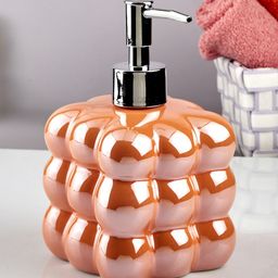 Kookee Orange Abstract Ceramic Soap Dispenser 550ml-53