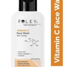 FOLEY Vitamin C Skin Toning Face Wash With Ferulic Acid For Brightening - 100 ml-58
