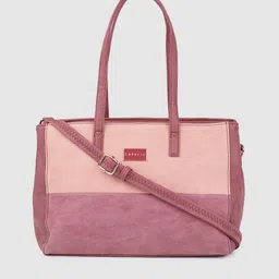 Caprese Pink & Peach-Coloured Colourblocked Shoulder Bag-39