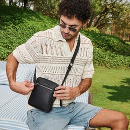 PACO MADAMO Unisex crossbody Travel Messenger Bag-35