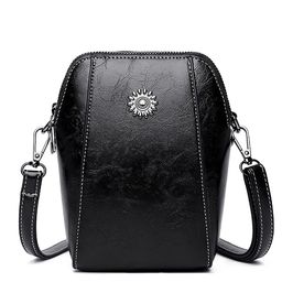 SYGA Embellished Leather Oversized Structured Sling Bag-image-18