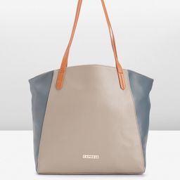 Caprese Colourblocked Oversized Structured Shoulder Bag-1