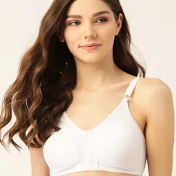 Lady Lyka White Solid Non-Wired Non Padded Everyday Bra LIBERTY-04-56