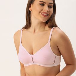 DressBerry Pink Solid Non-Wired Non Padded Everyday Bra DB-POP-BRA-005D-42