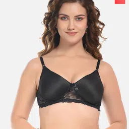 FIMS Red & Black Pack Of 2 Lightly Padded & Non-Wired Bra-picture-15