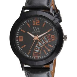 WM Men Black Analogue Watch WMAL-305-Brp-35