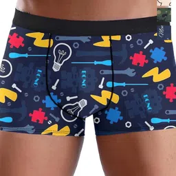 DISPENSER Pack Of 4 Printed Breathability Trunks V7-C1-C9-C10-C12-M-14