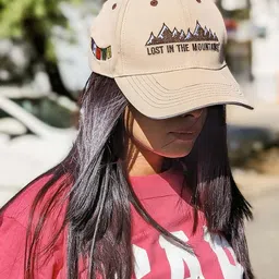 WANDERLOOMS Unisex Embroidered Pure Cotton Baseball Cap-13