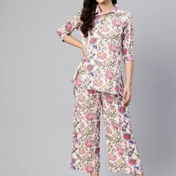 One Femme Floral Printed Co-Ords-picture-10