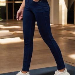 DOLCE CRUDO Women Skinny Fit Slash Knee Stretchable Jeans-picture-10