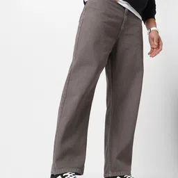 Urbano Fashion Men Loose Fit Washed Non-Stretchable Jeans-picture-38