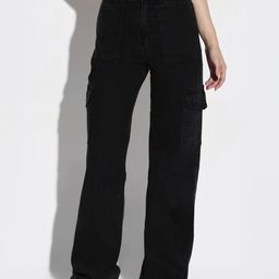 SHOWOFF Women Comfort Wide Leg Light Fade Acid Wash Jeans-image-57