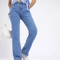 glitchez Women Straight Fit Light Fade Stretchable Jeans-picture-15