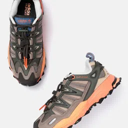 ADIDAS Originals Women Olive Green & Brown Colourblocked Hyperturf Adventure Sneakers-image-74