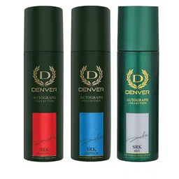 Denver Men Set Of 3 SRK Rex, Maestro & Emperor Autograph Deodorants- 140 ml Each-image-5