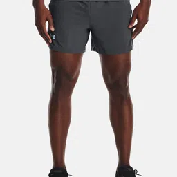 UNDER ARMOUR Men Charcoal Grey Launch Run 5" Shorts-picture-3