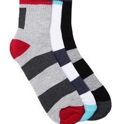 Roadster Men Pack of 3 Striped Above Ankle-Length Socks-58