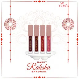 VOZO Set Of 4 Matte Lips Liquid Lipstick-1.5ml Each-102-103-104-203-1