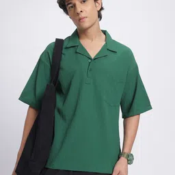glitchez Easy Flow Textured Relaxed Shirt-picture-24