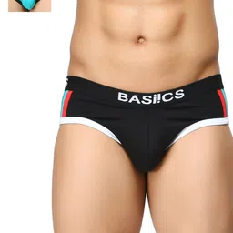 BASIICS by La Intimo Men Pack of 2 Briefs BCSBR030B024-10