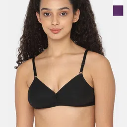 NAIDU HALL Pack of 3 Non Padded Medium Coverage Cotton Everyday Bra with All Day Comfort-39