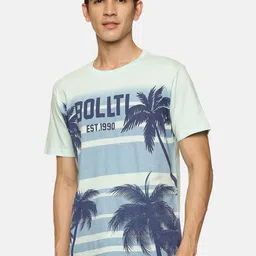 bollti Tropical Printed Pure Cotton T-shirt-image-77