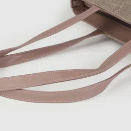 Caprese Mauve Textured PU Structured Shoulder Bag image 4