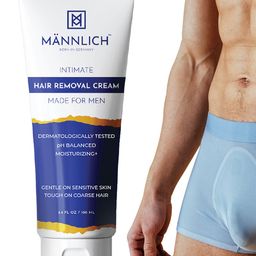 Mannlich Men Intimate Hair Removal Cream For Unwanted Coarse Pubic Hair - 100 ml-21