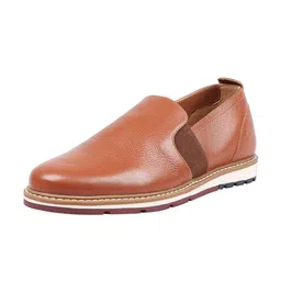 Hidesign Men Quebec Leather Slip-On Sneakers-image-60