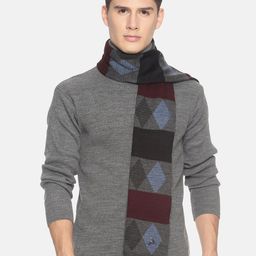 513 Men Beige & Red Woven Design Mufflers-image-71