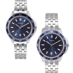 Timex Unisex His & Her Bracelet Style Straps Analogue Watch TW0PRE006-picture-12