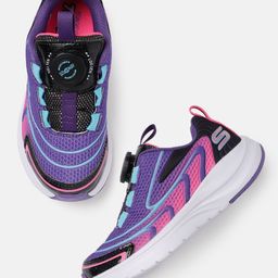 Skechers Girls Purple Textured Ultra Groove Swirly Fun Regular Sneakers-image-33