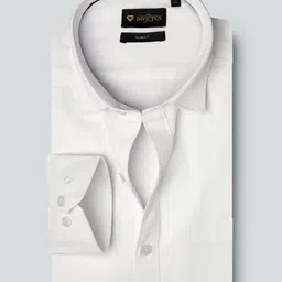 INVICTUS Men White Slim Fit Opaque Formal Shirt-image-26