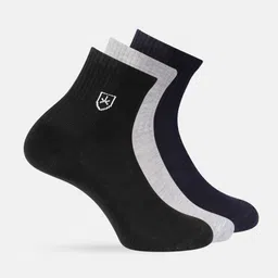 Roadster Men Pack of 3 Above Ankle Length Socks-image-25