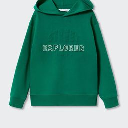 Mango Kids Boys Printed Hooded Sustainable Sweatshirt-picture-55