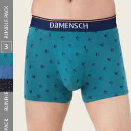 DAMENSCH Men Pack of 3 Cotton Printed Trunk DAM-CTP-T-CMT-NVP-BSD-PACK-3-picture-48