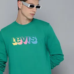 Levis Pure Cotton Brand Logo Printed Sweatshirt-image-43