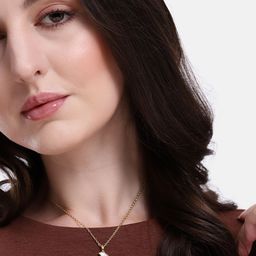 DressBerry Geometric Shaped Pendent With Chain-23